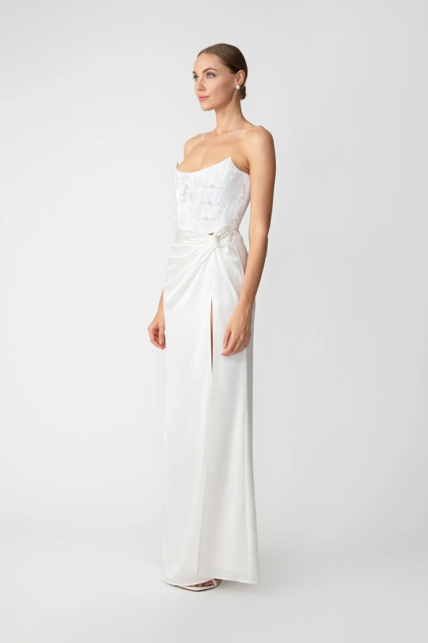 Julia Jacquard Gown