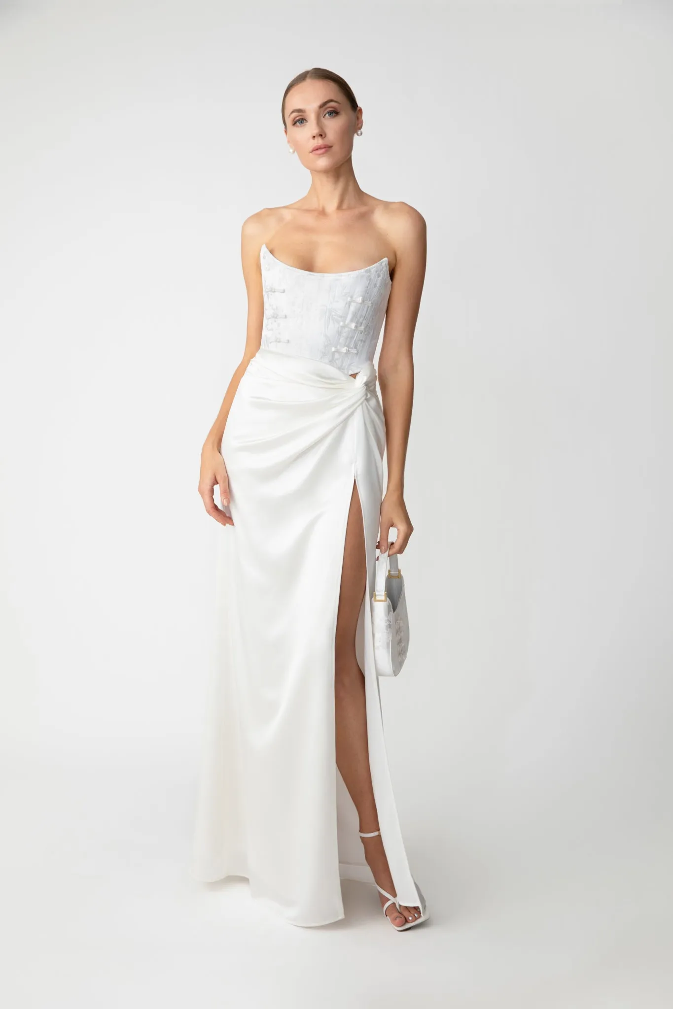 Julia Jacquard Gown