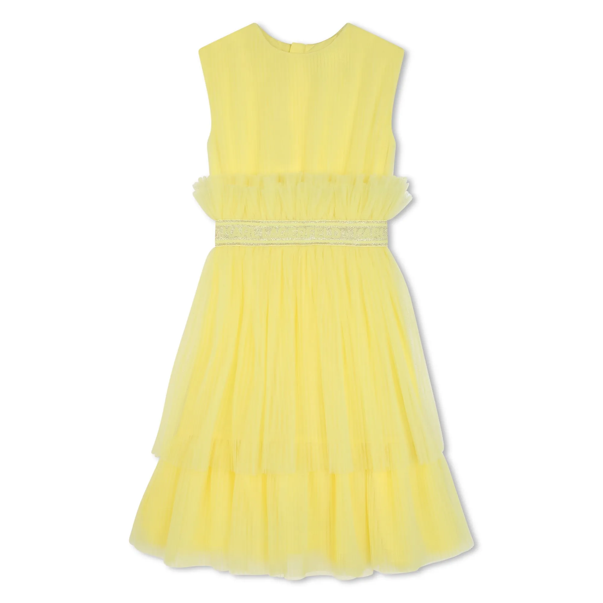 Karl Lagerfeld Yellow Tulle Dress