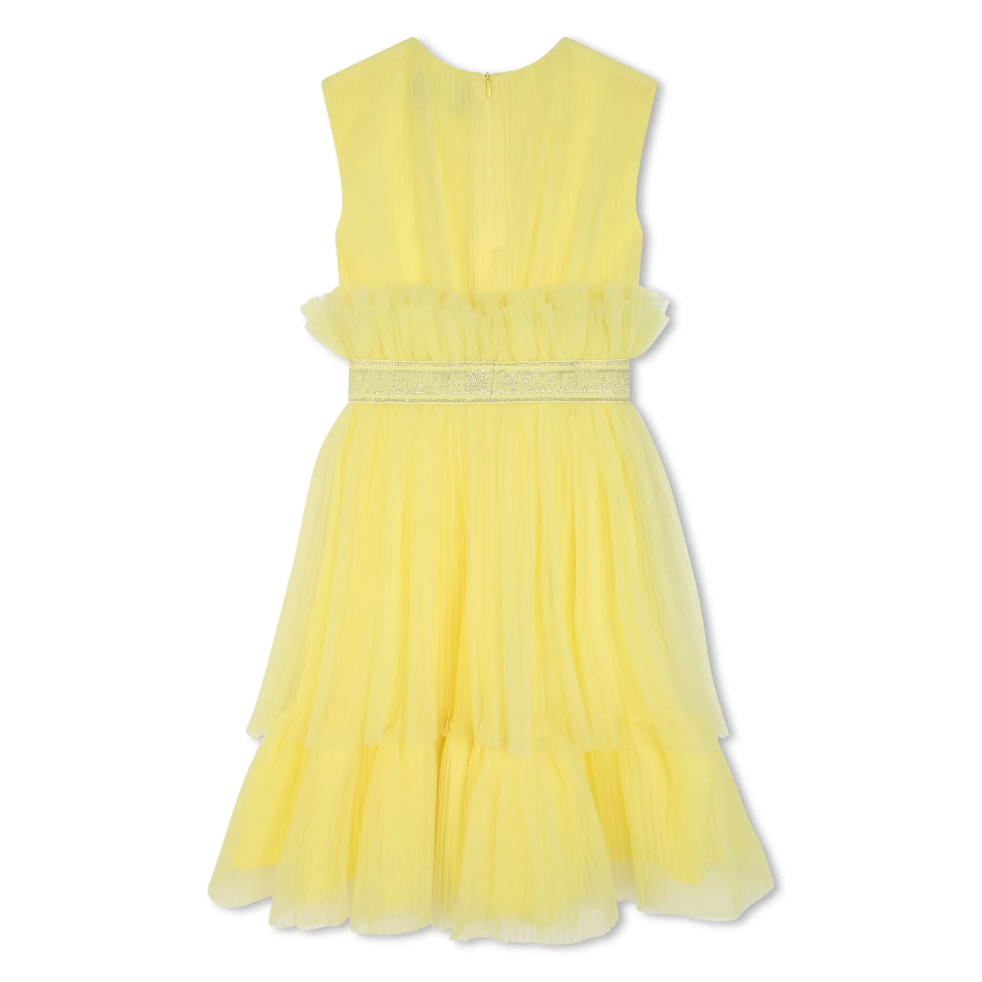 Karl Lagerfeld Yellow Tulle Dress