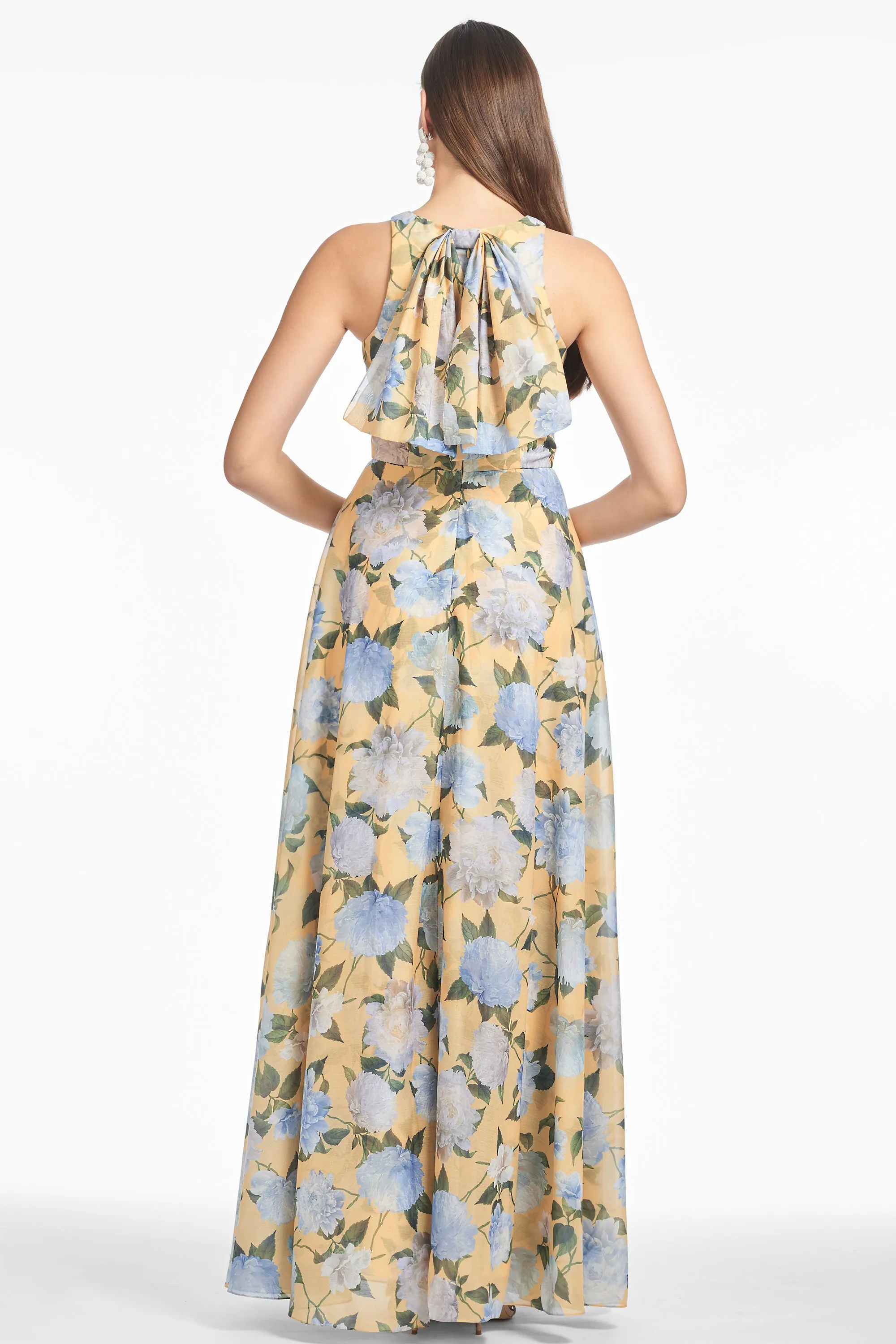 KATE GOWN - SUN AND SEA PEONIES