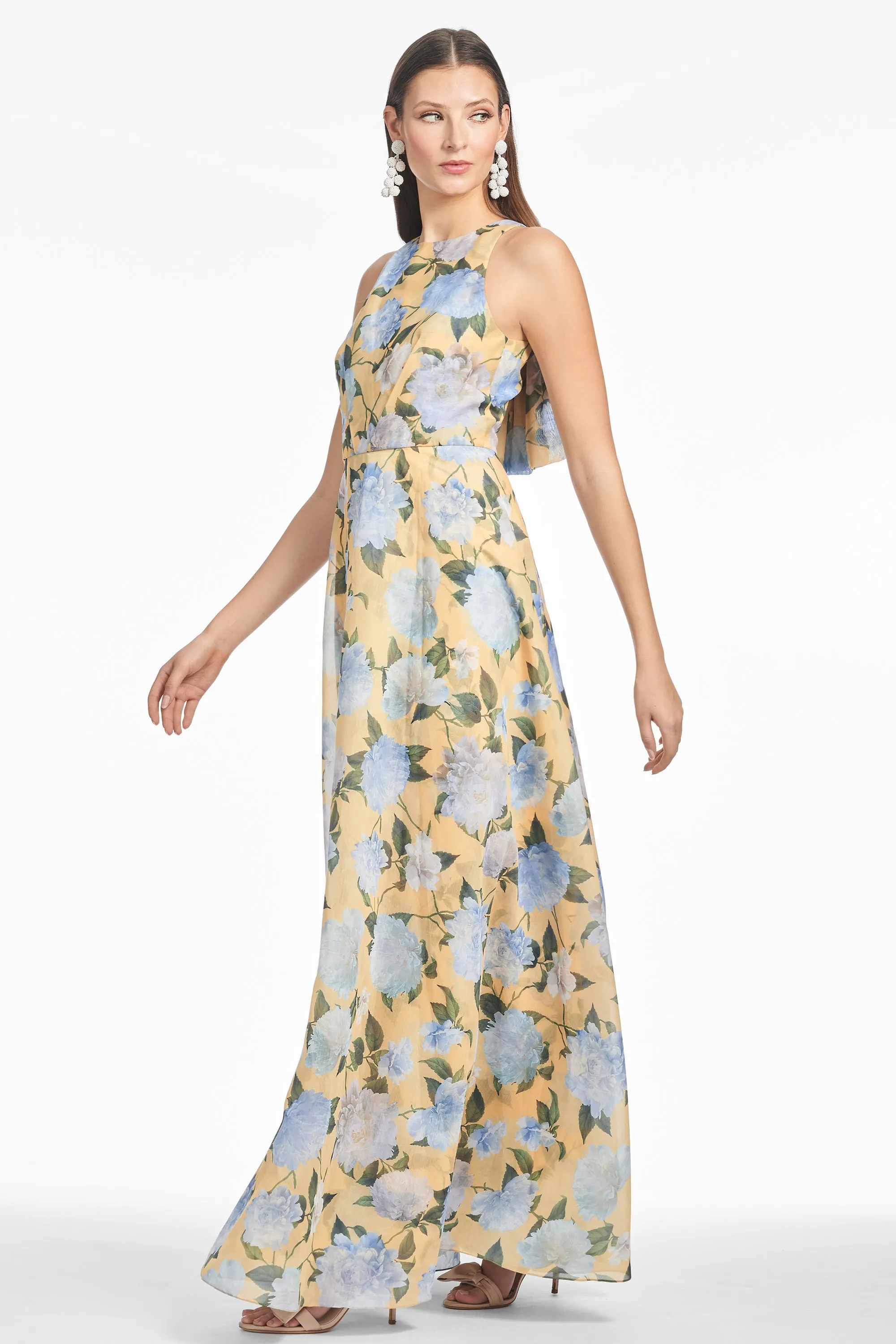 KATE GOWN - SUN AND SEA PEONIES