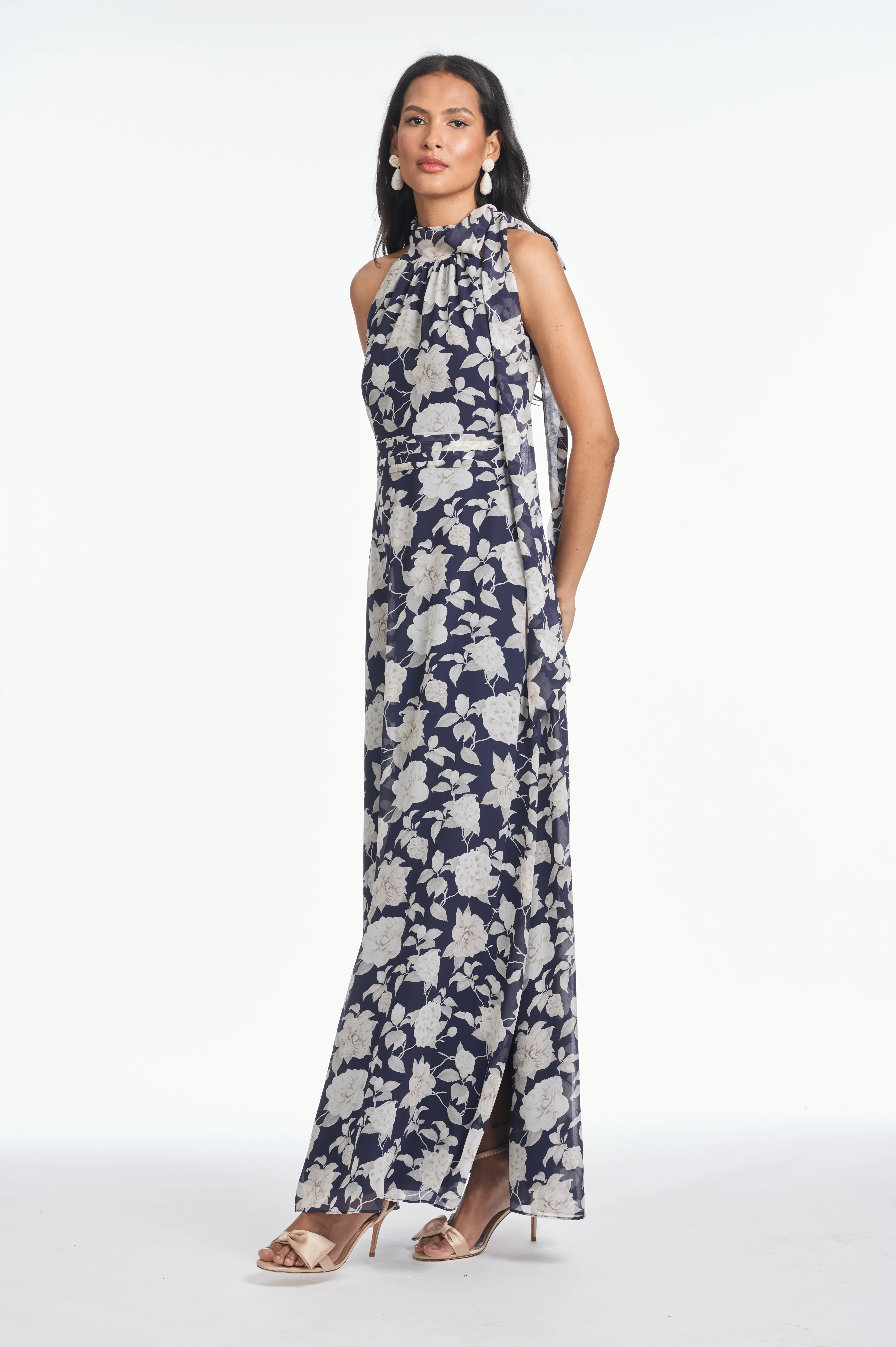KAYLA GOWN - ALABASTER BEGONIA