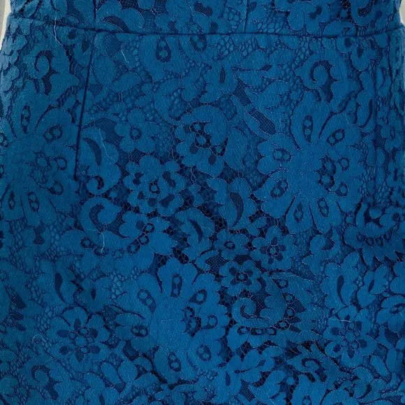 Keepsake the Label Blue Sublime Dreams Lace Halter Dress M