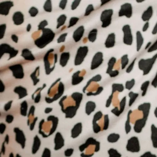 Knotted Gown & Bow | Leopard Print