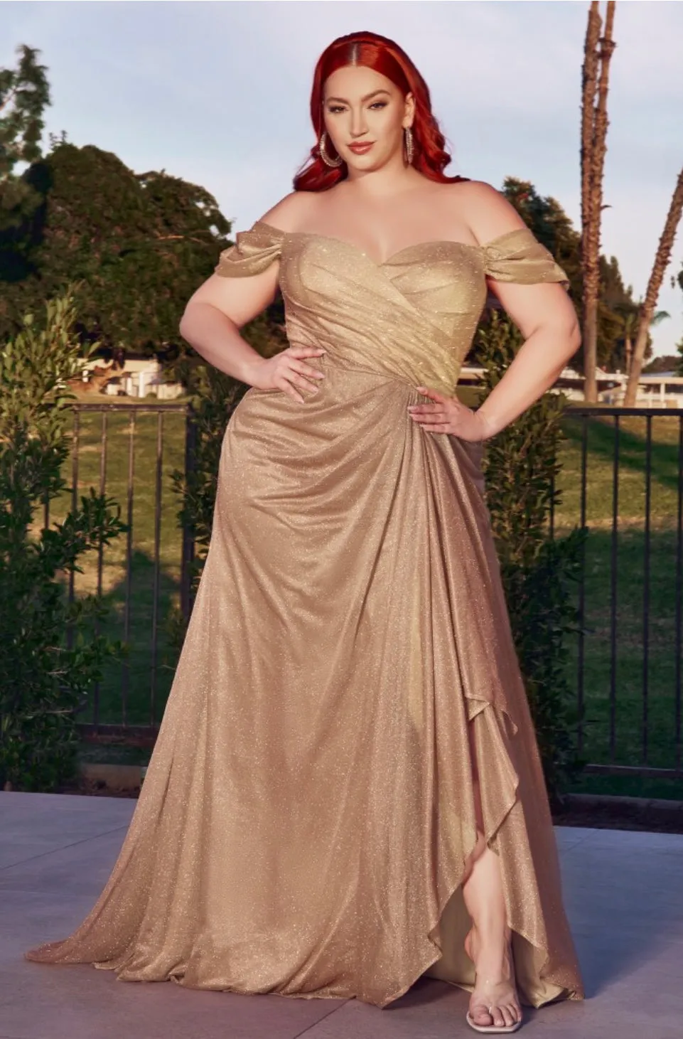 LaDivine by Cinderella Divine CD878 Evening Gown