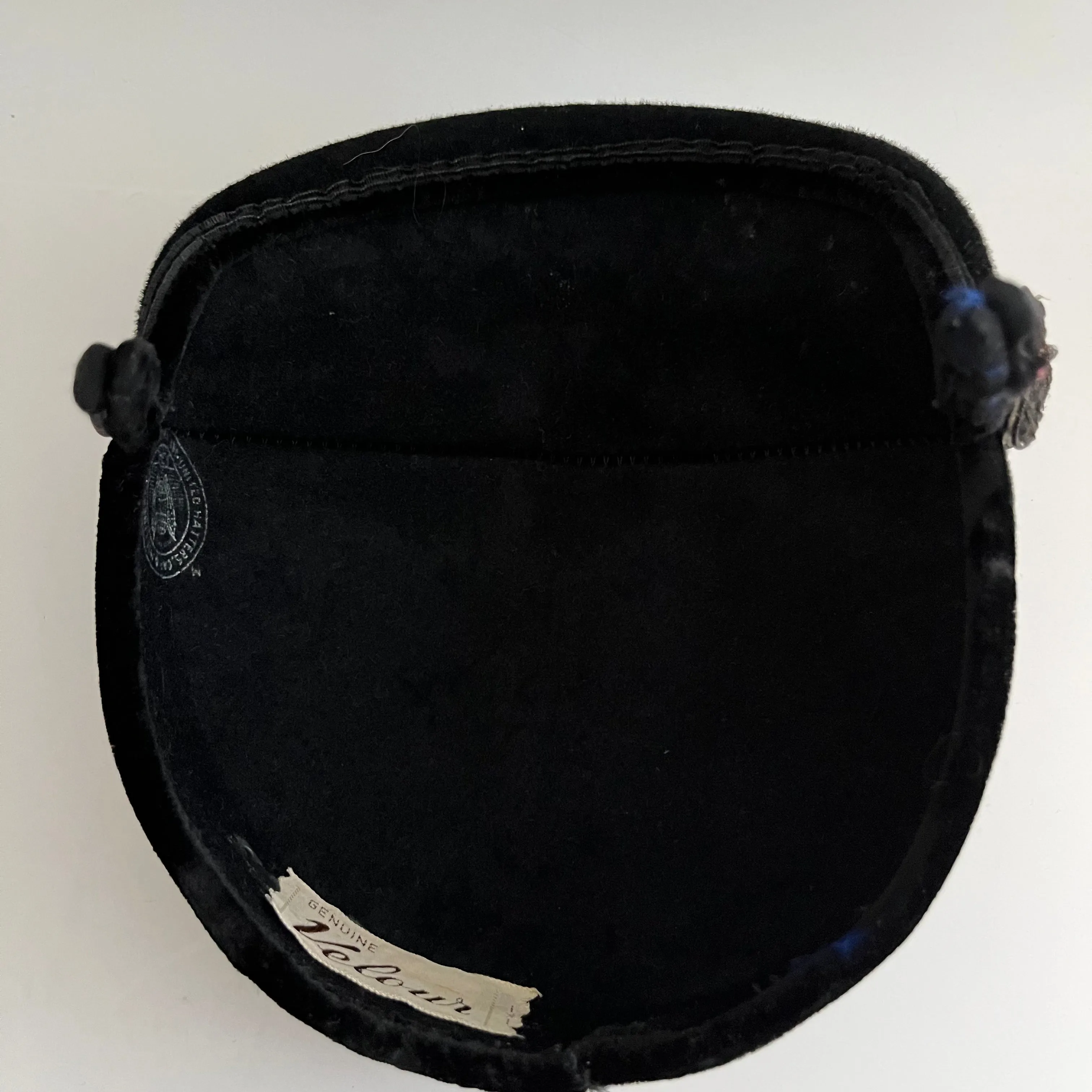 Late 40s/ Early 50s Velour Cocktail Hat