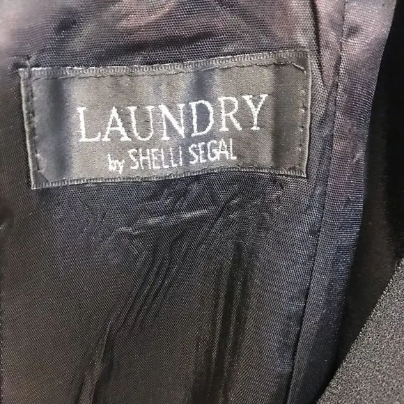 Laundry by Shelli Segal black cocktail dress