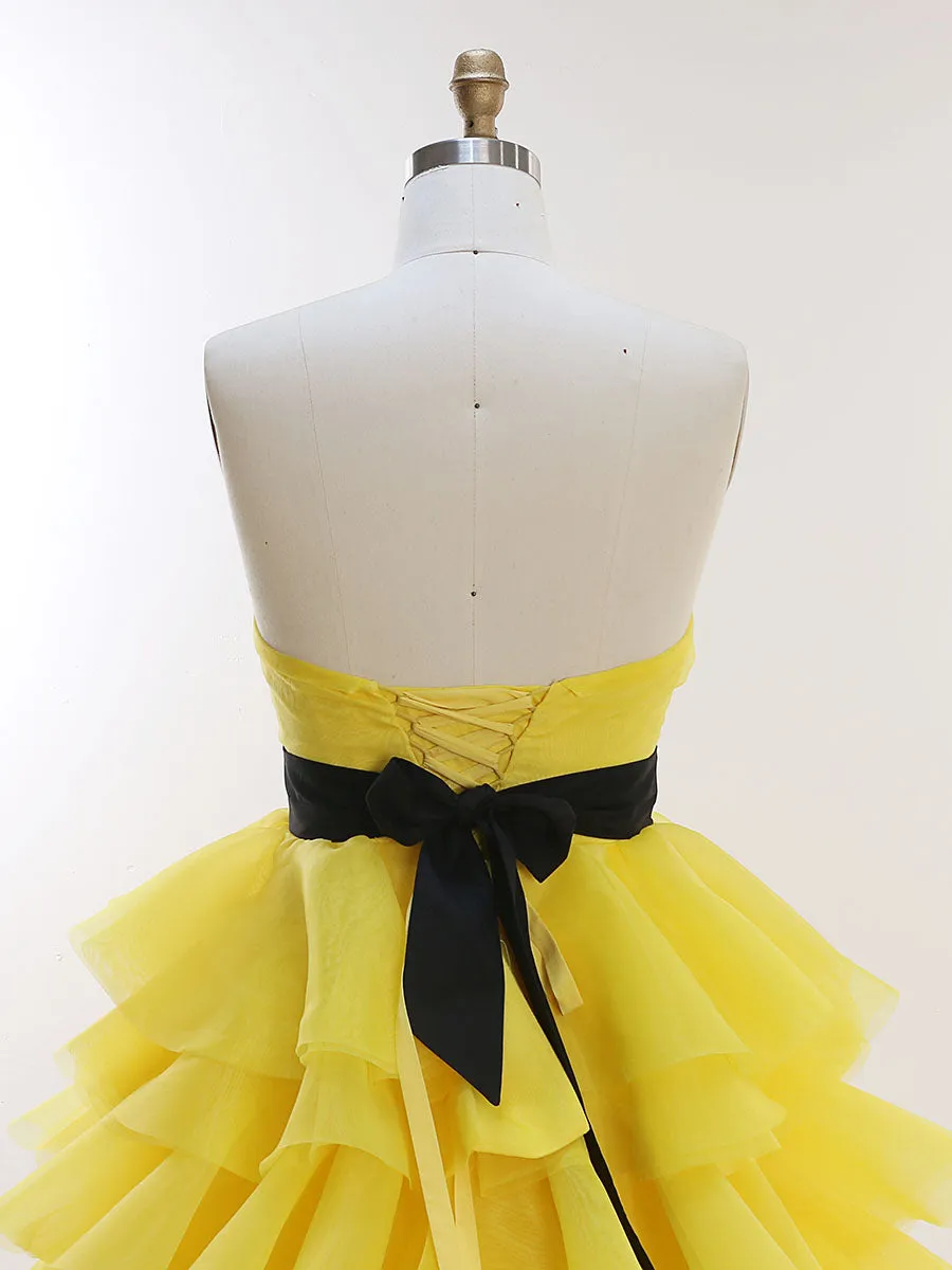 Layers Soft Organza Long Train Colors Wedding Dress Birdal Gowns Photoshoot Dress YEWEN YW230426