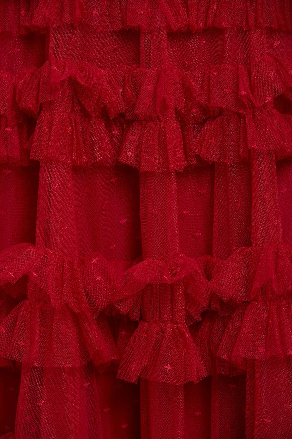 Lisette Ruffle Off Shoulder Gown