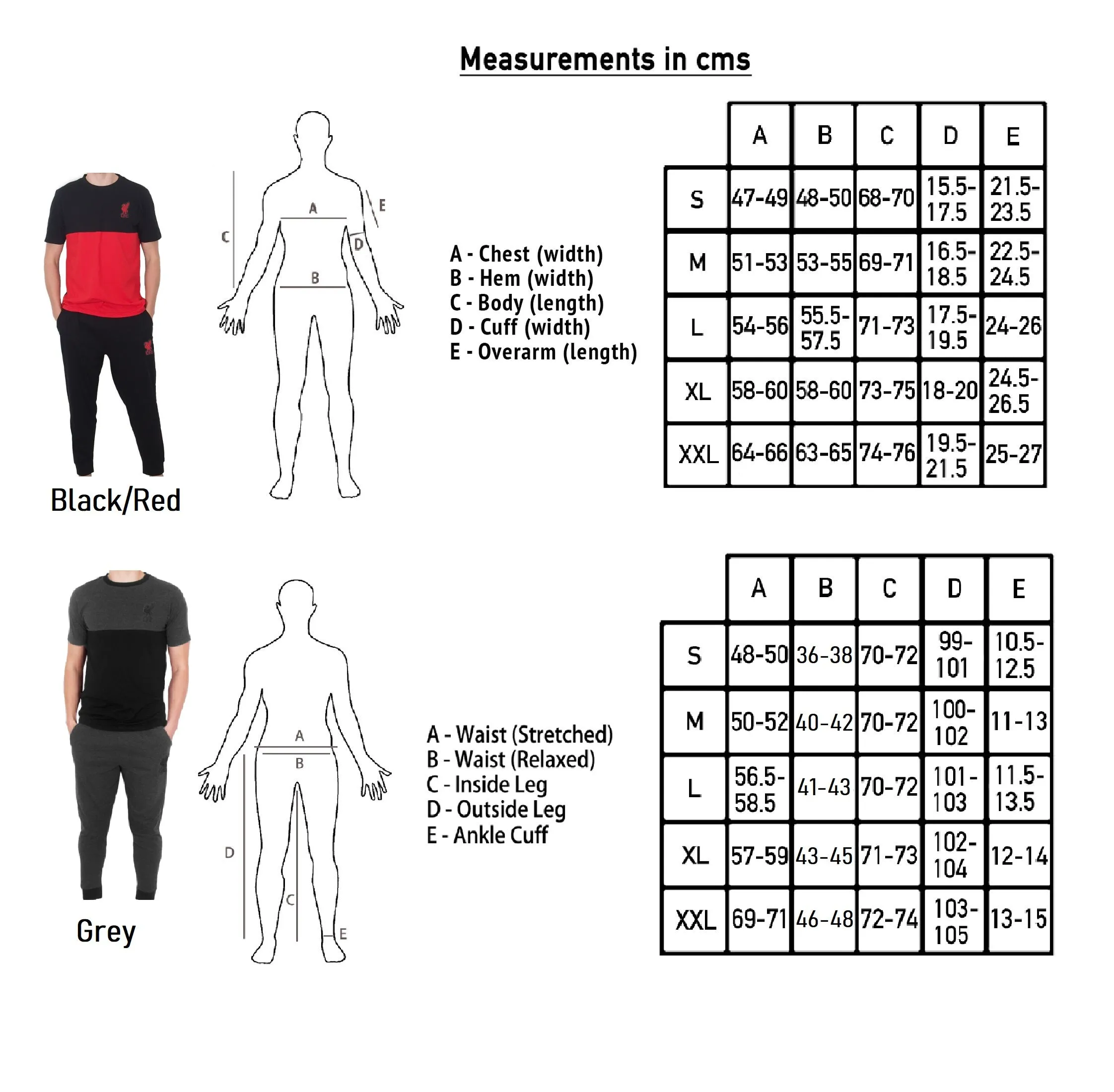 Liverpool FC Mens Pyjamas Long