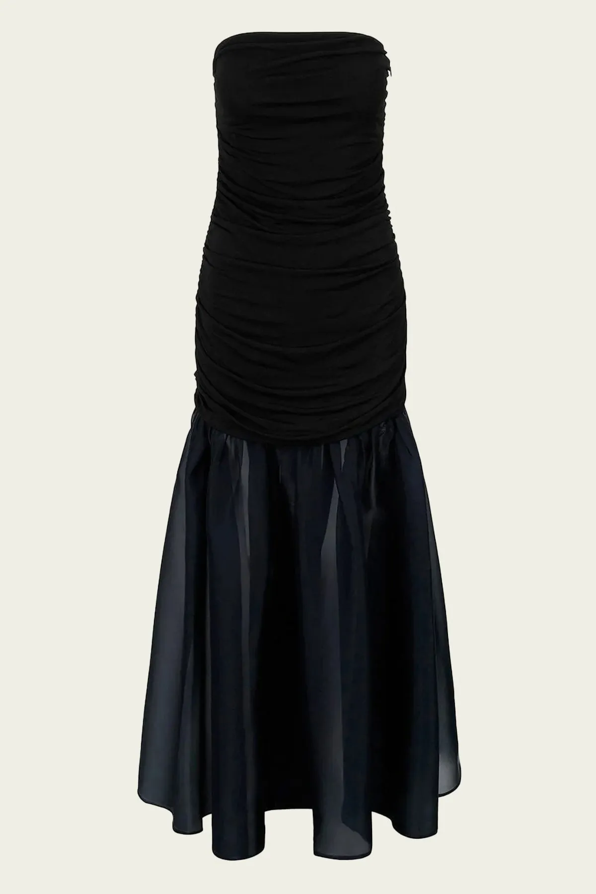 Liya Dress in Black Navy