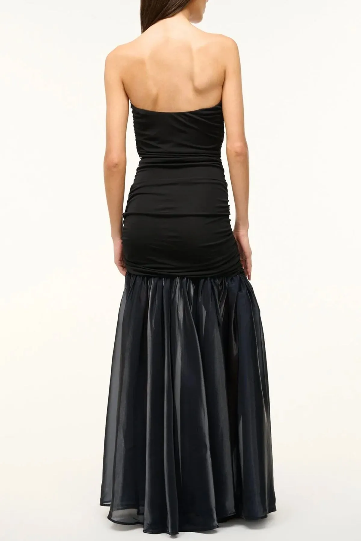 Liya Dress in Black Navy