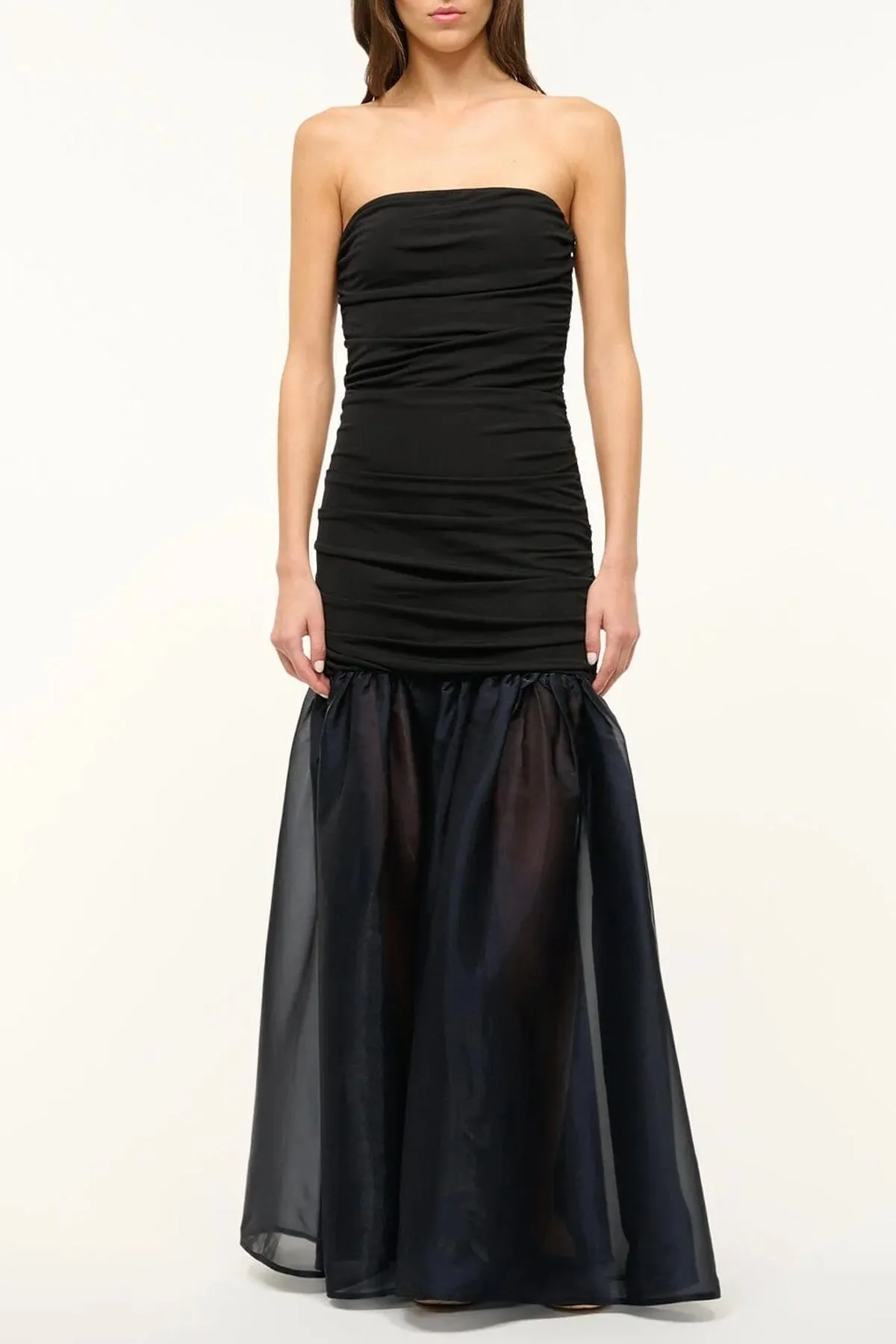 Liya Dress in Black Navy