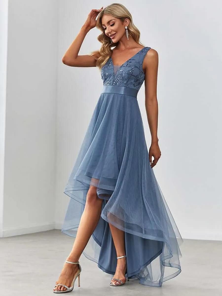 Loretta dusky navy tulle ball or bridesmaid dress s8 Express NZ wide
