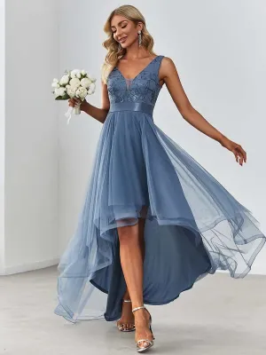 Loretta dusky navy tulle ball or bridesmaid dress s8 Express NZ wide