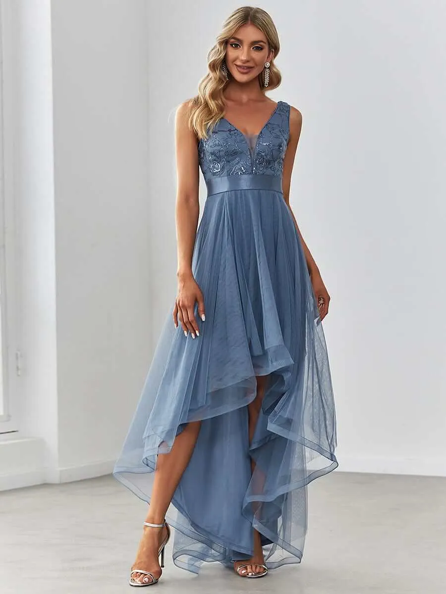 Loretta dusky navy tulle ball or bridesmaid dress s8 Express NZ wide