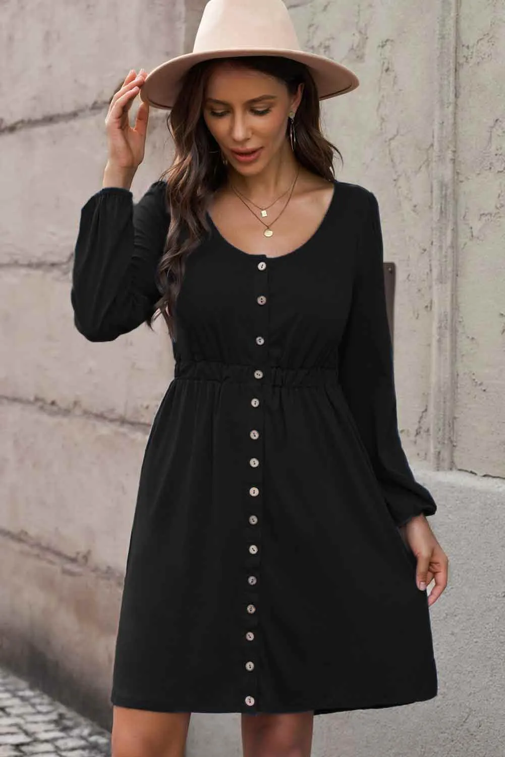 Mady Long Sleeve Mini Dress - Online Exclusive