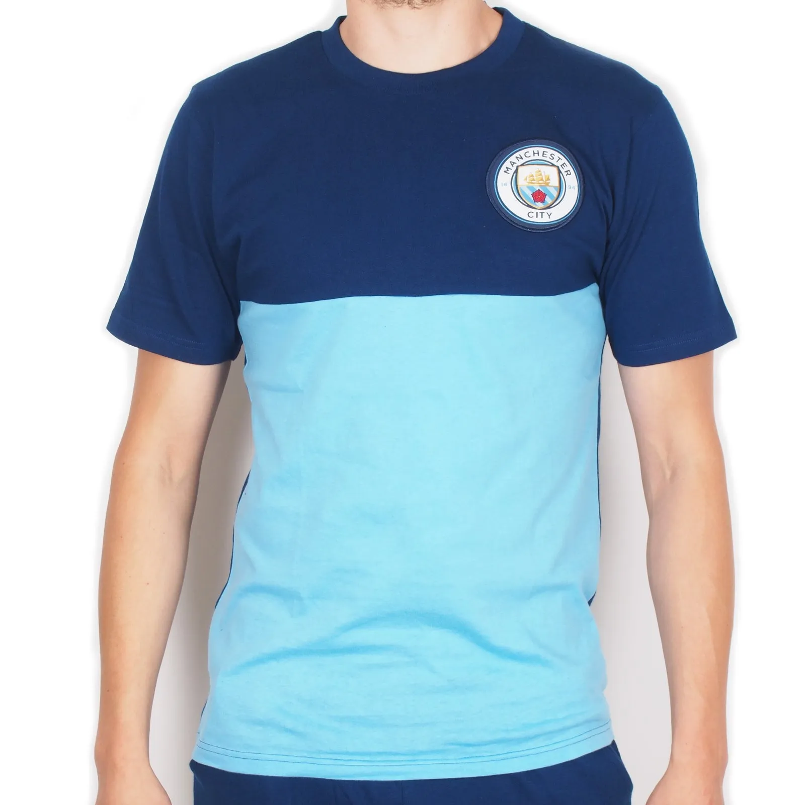 Manchester City FC Mens Pyjamas Long