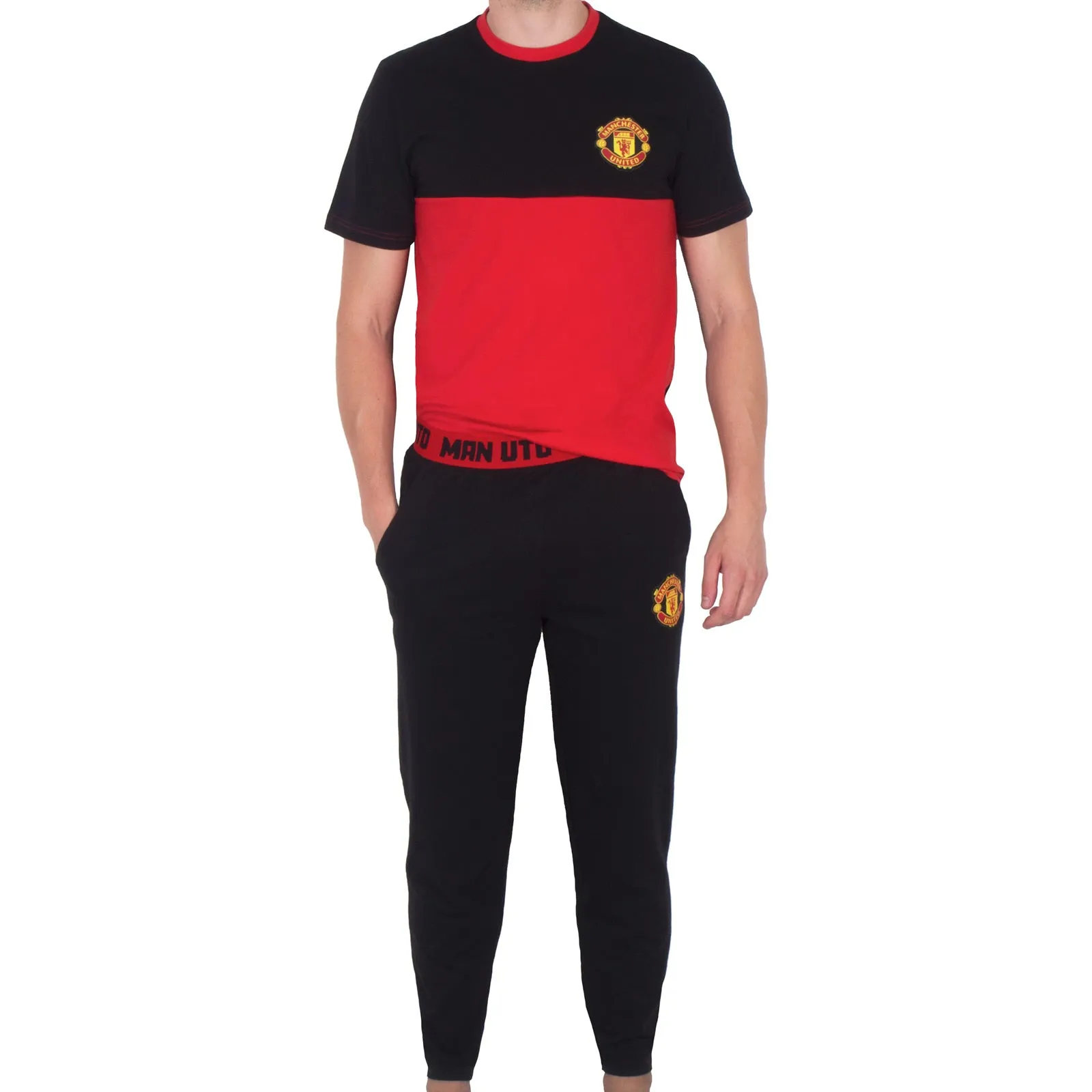 Manchester United FC Mens Pyjamas Long