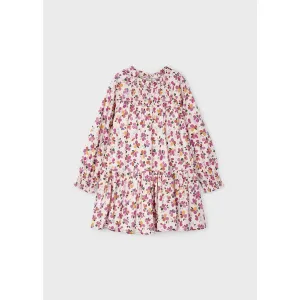 Mayoral Multicolor Floral Drop Waist Dress