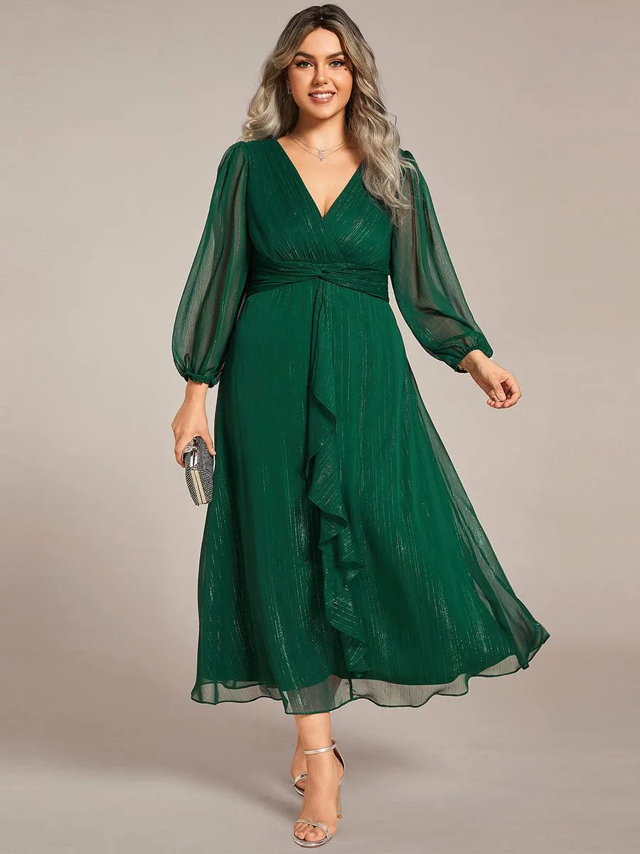 MEILLEURS CHOIX Robe vert foncé