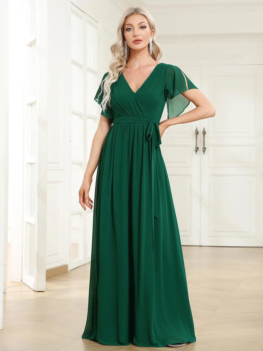 MEILLEURS CHOIX Robe vert foncé