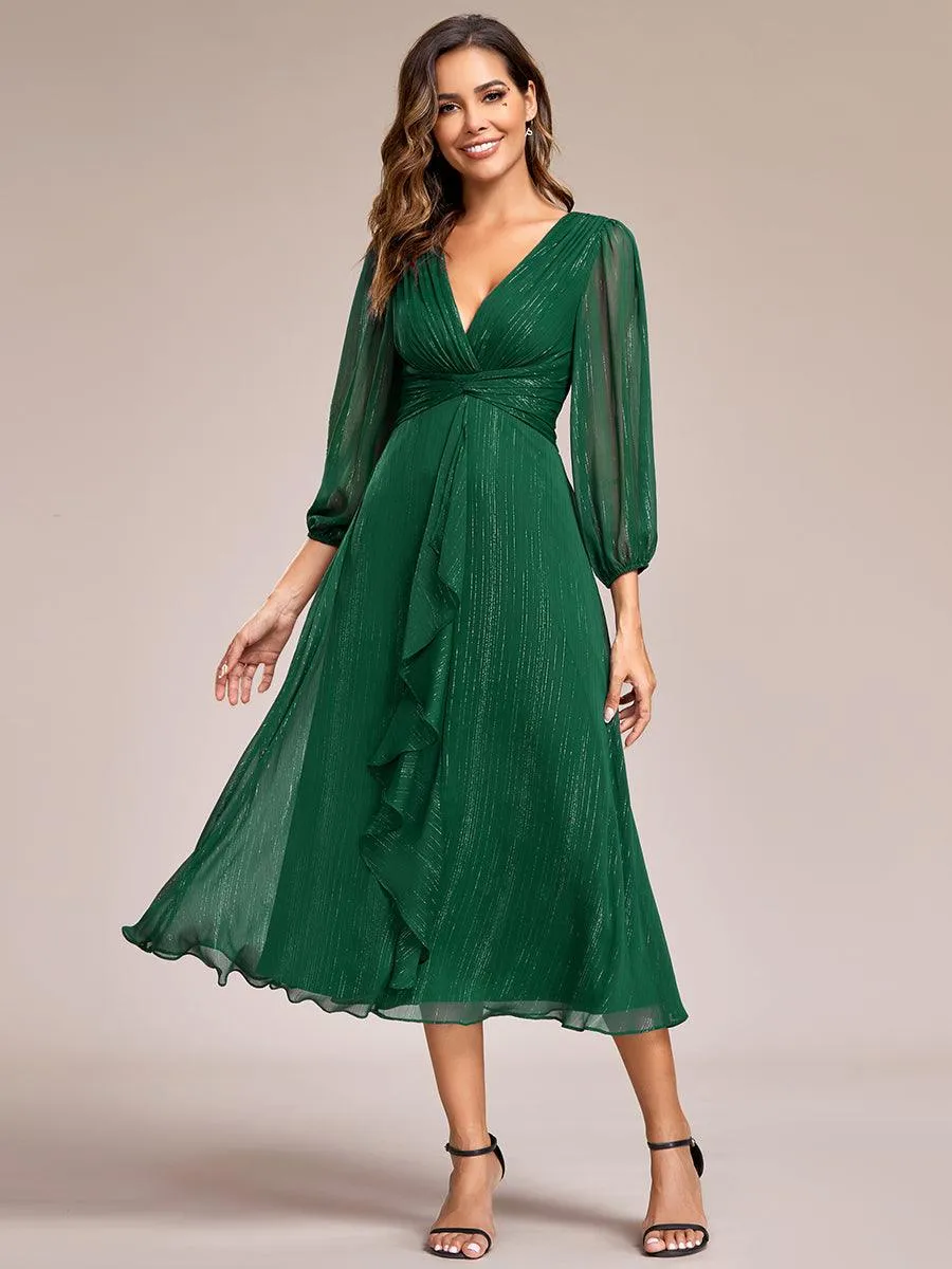 MEILLEURS CHOIX Robe vert foncé