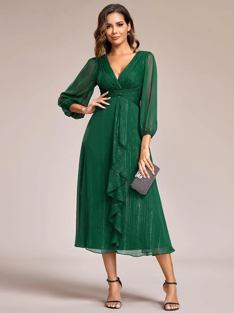 MEILLEURS CHOIX Robe vert foncé