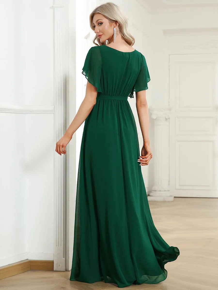 MEILLEURS CHOIX Robe vert foncé
