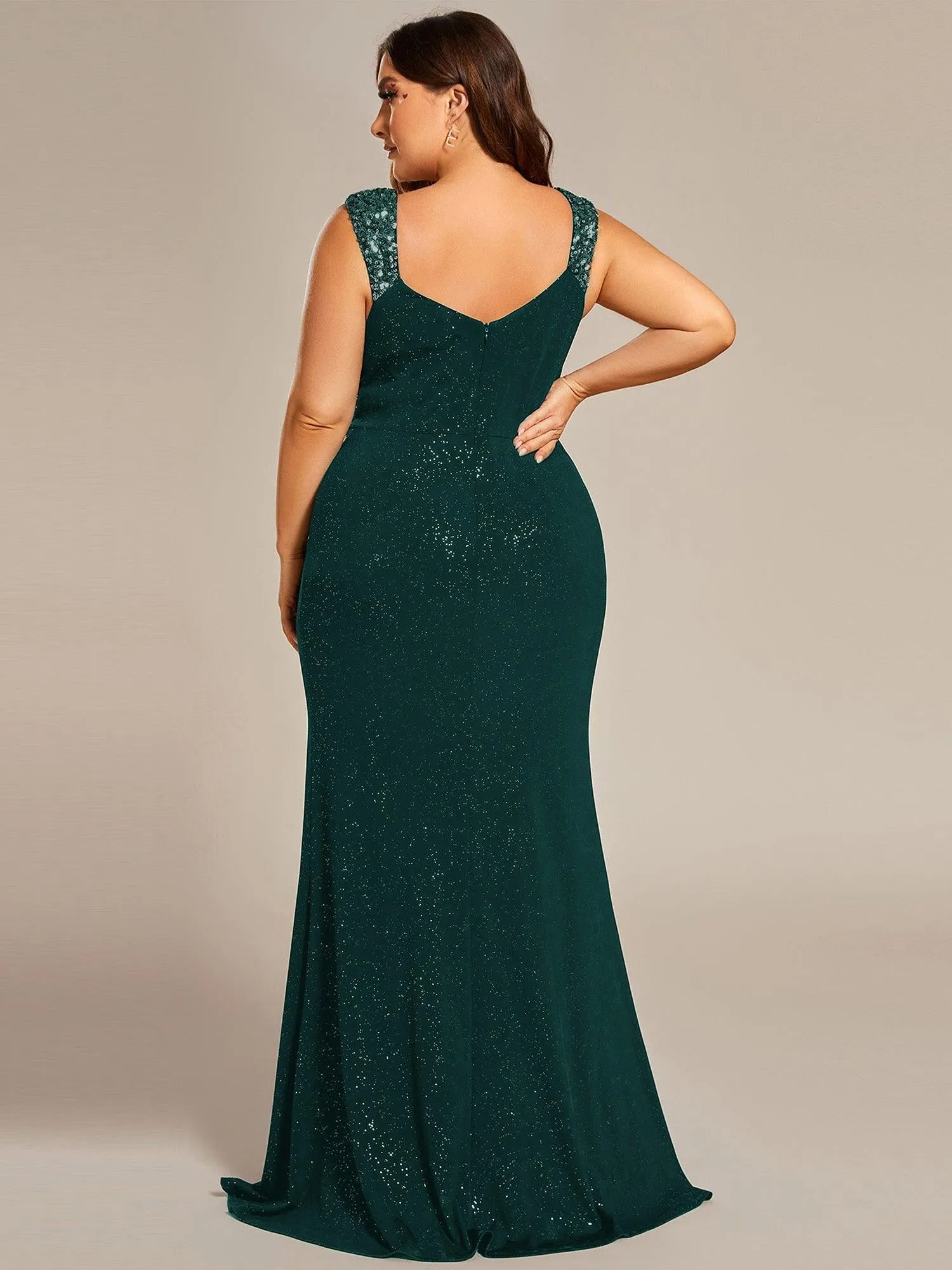 MEILLEURS CHOIX Robe vert foncé