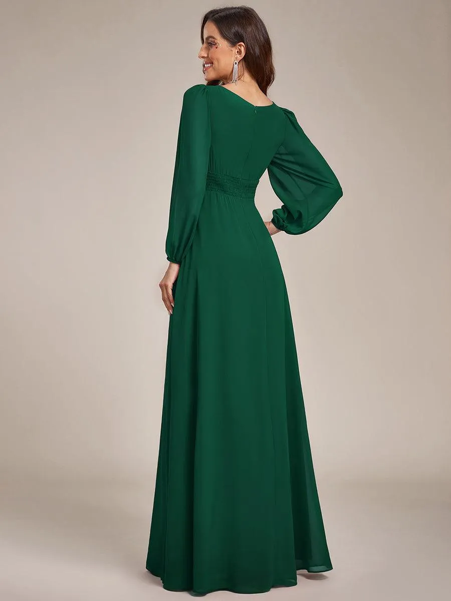 MEILLEURS CHOIX Robe vert foncé