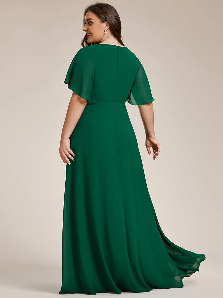 MEILLEURS CHOIX Robe vert foncé