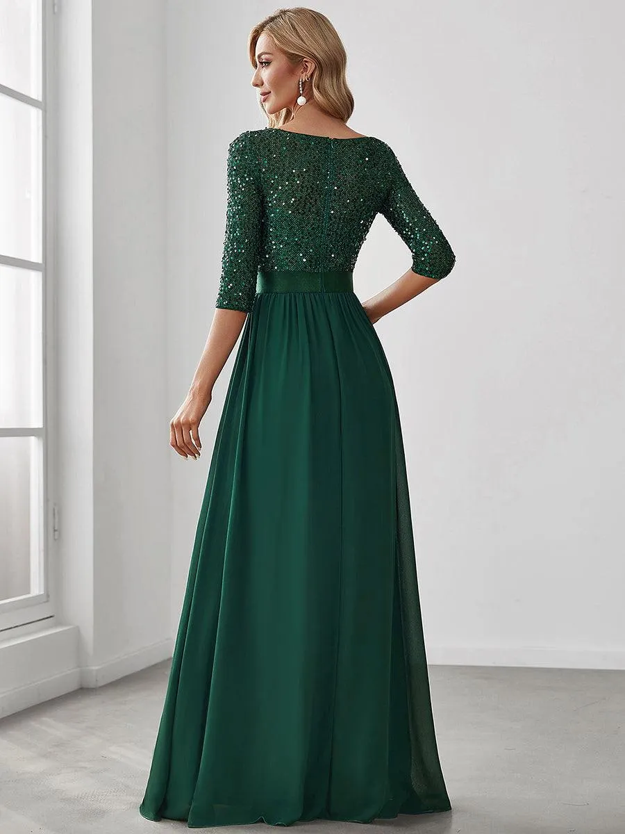 MEILLEURS CHOIX Robe vert foncé