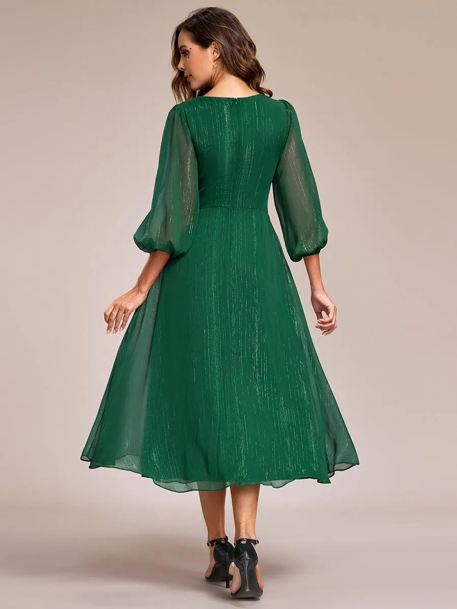 MEILLEURS CHOIX Robe vert foncé