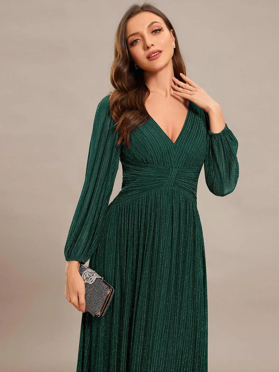 MEILLEURS CHOIX Robe vert foncé