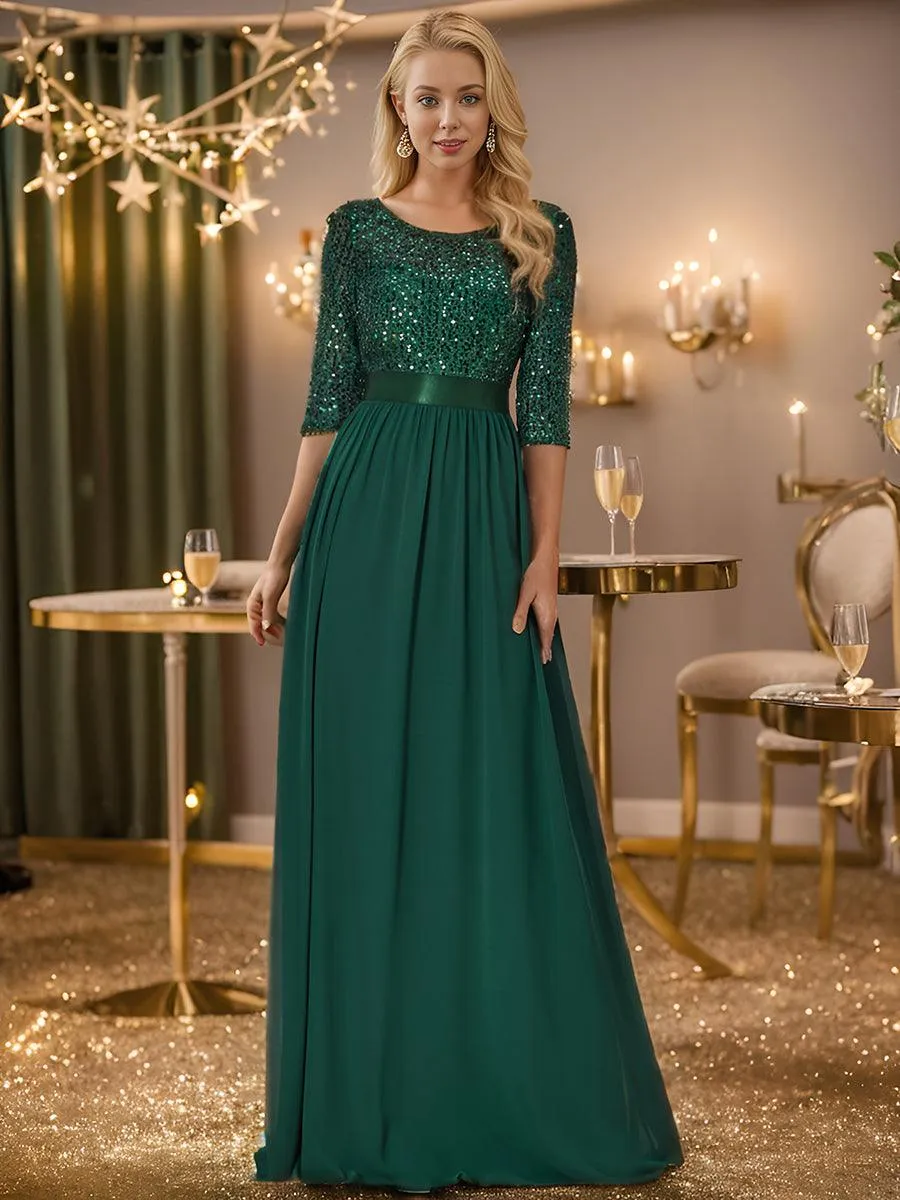 MEILLEURS CHOIX Robe vert foncé