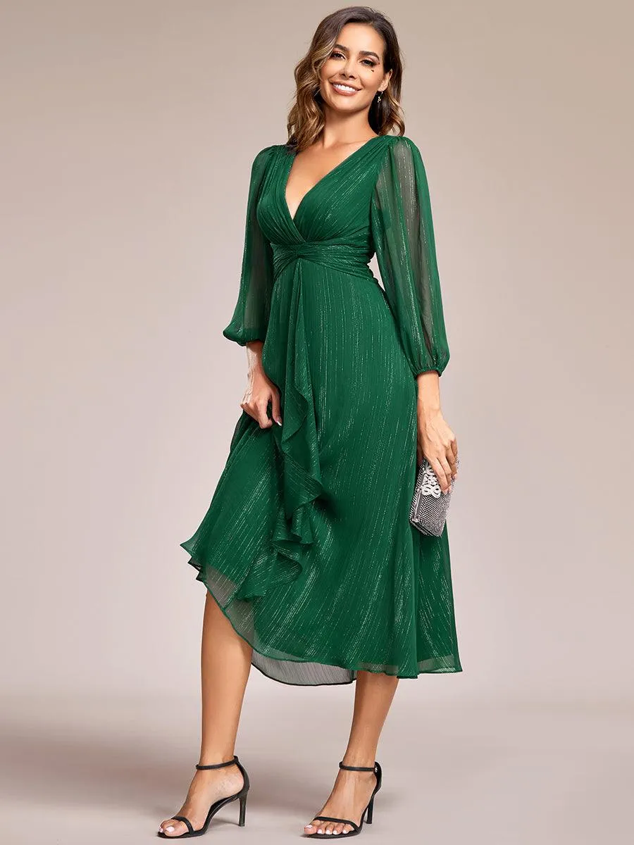 MEILLEURS CHOIX Robe vert foncé