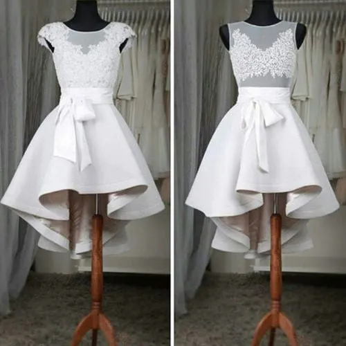 New Design Sexy See through Lace High Low homecoming dresseses,  CM0001