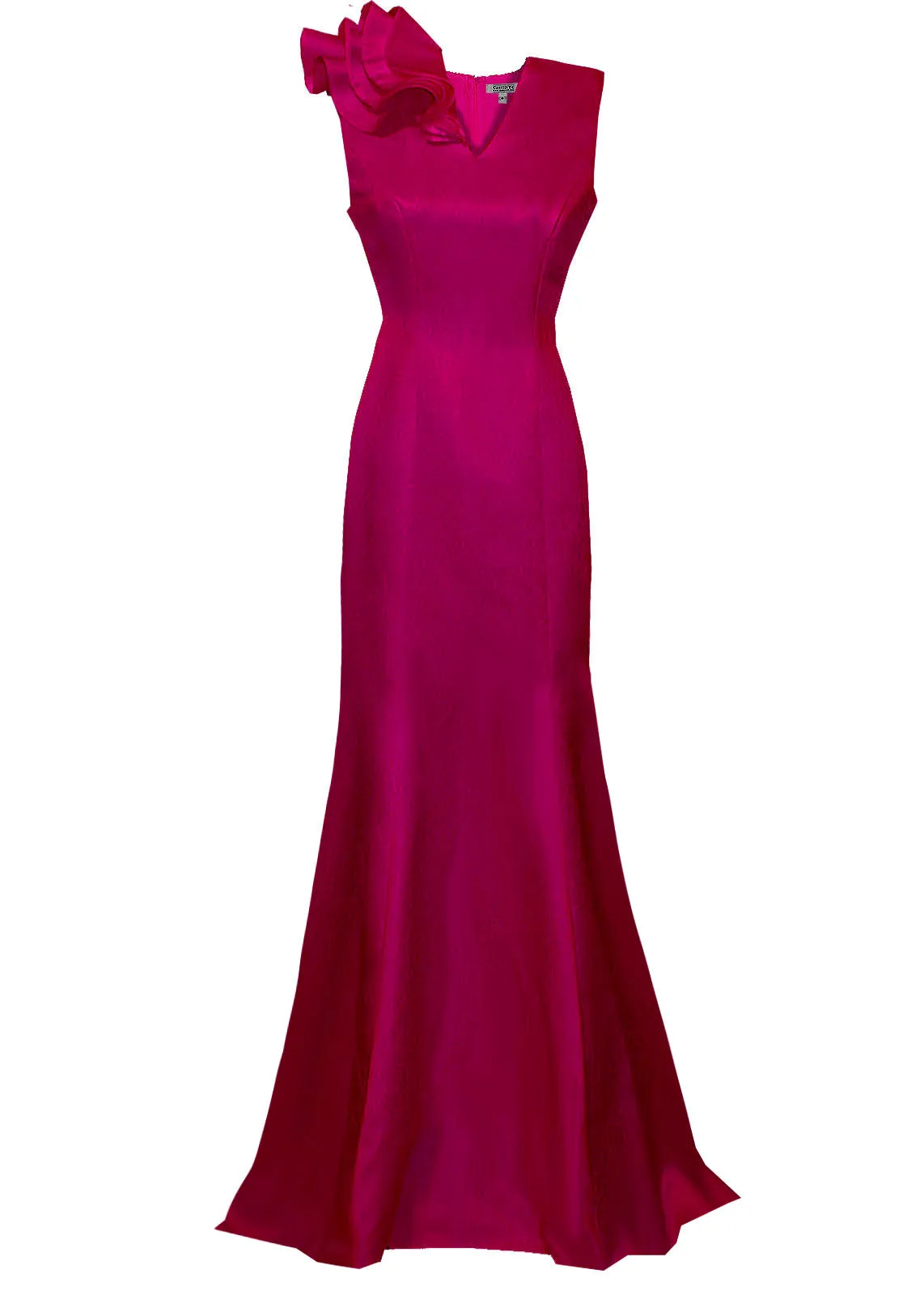 Olympia V-Neck Evening Gown