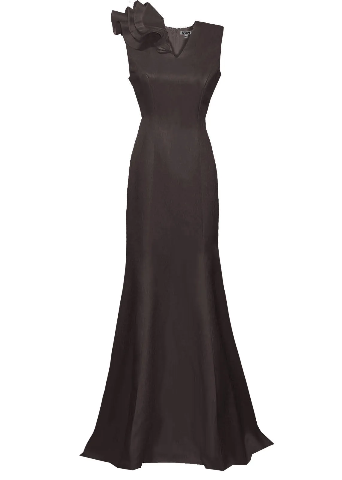 Olympia V-Neck Evening Gown