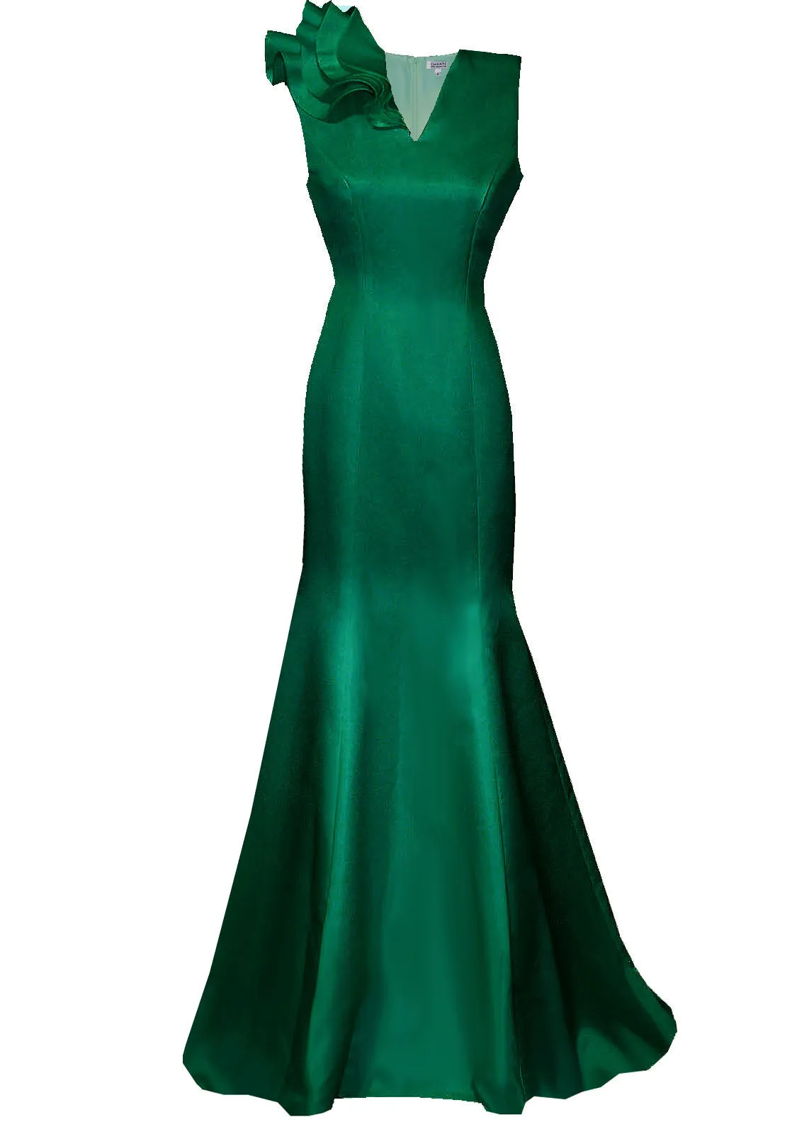 Olympia V-Neck Evening Gown