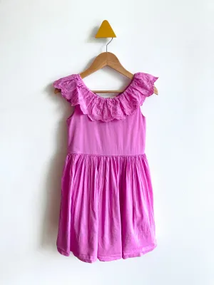 Osh Kosh Ruffle Neck Dress // 6Y