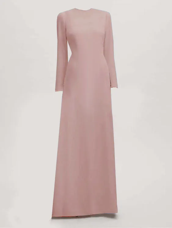 Peninsula Long Sleeves Gown - All Colors