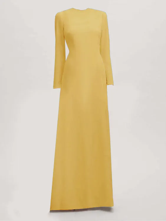 Peninsula Long Sleeves Gown - All Colors
