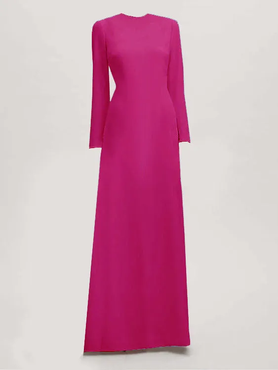 Peninsula Long Sleeves Gown - All Colors