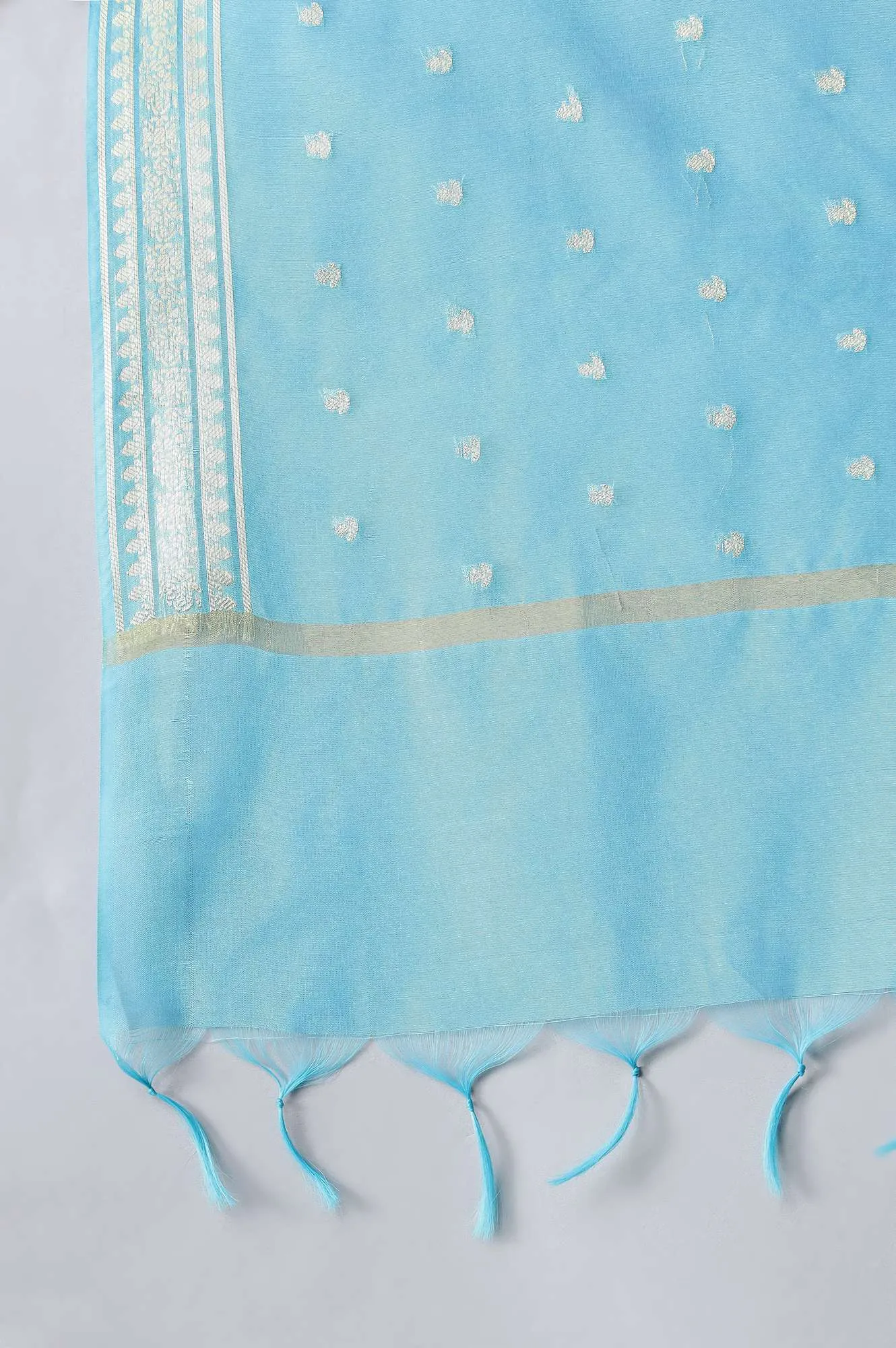 Pink Bead Work Dress and Dupatta Set
