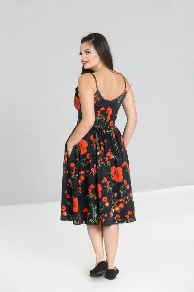 Poppy 50's Dress - Black -