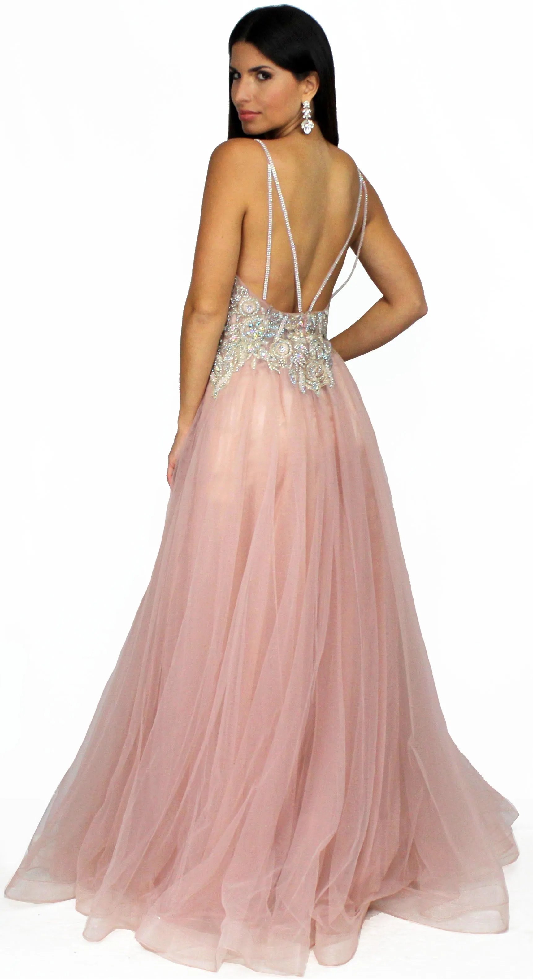 Romance Language Mauve Formal Gown