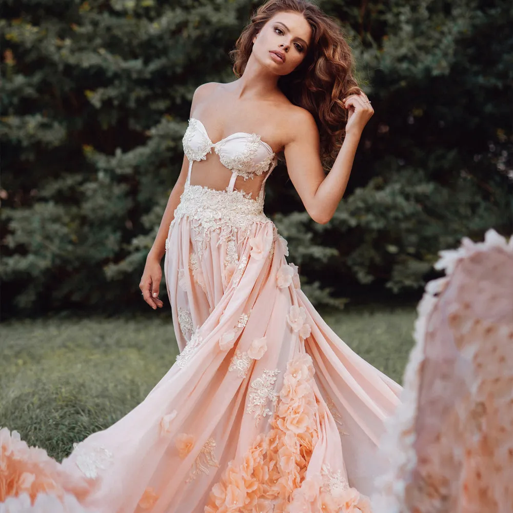 Rose Petal Gown